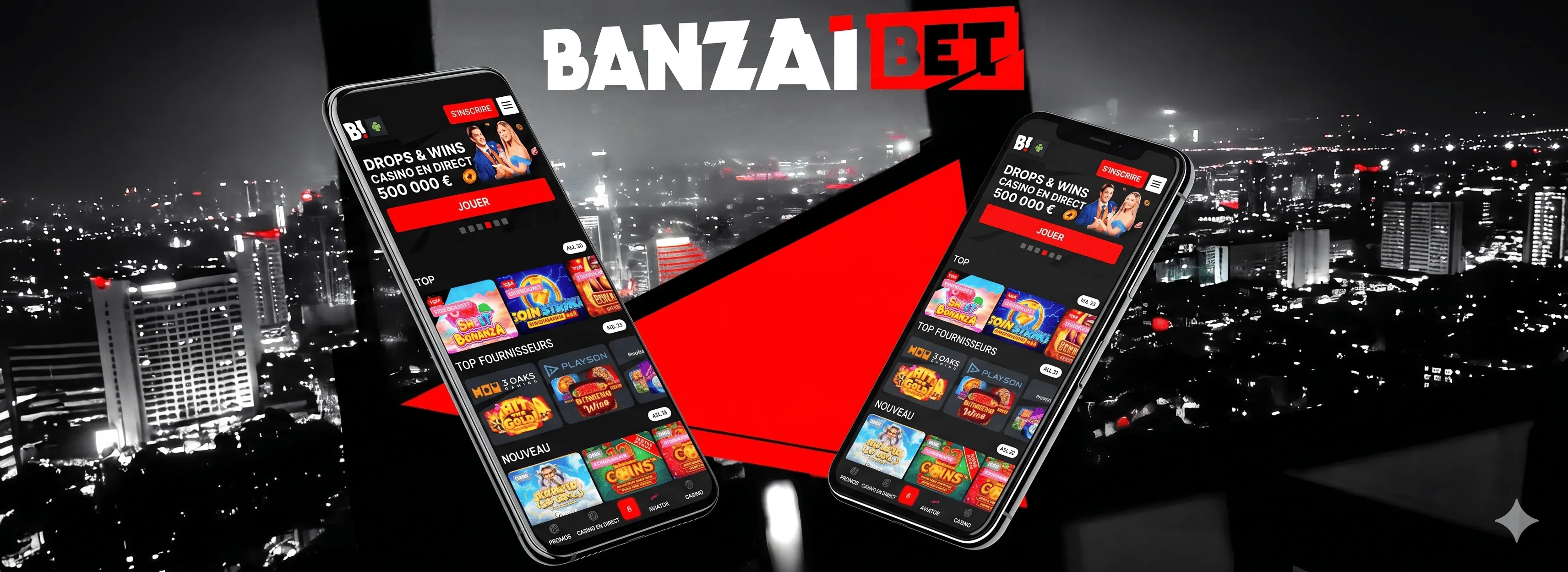 Banzai Casino téléchargement